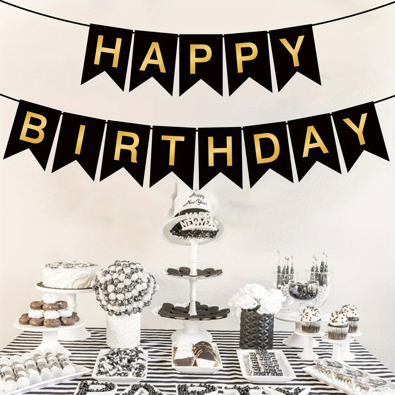 Happy Birthday Pull Flag Customization