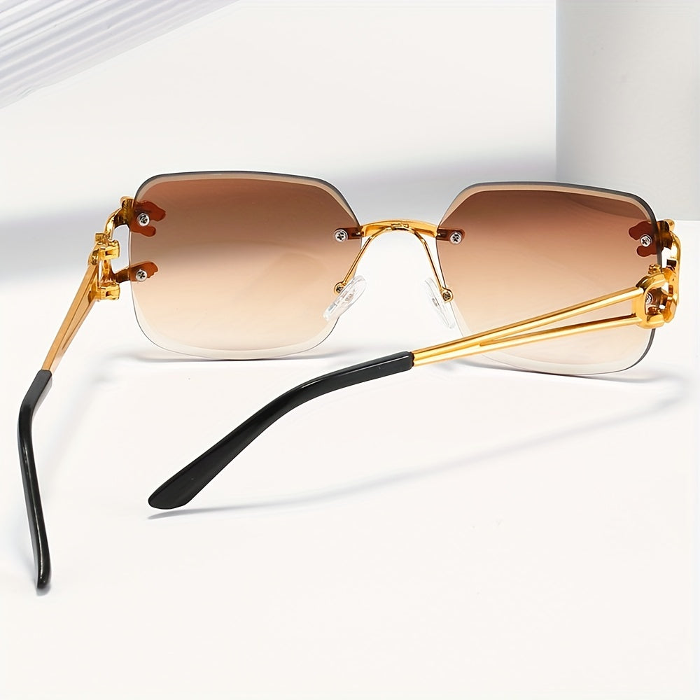 Men's Rimless UV Protection Sunglasses for Party