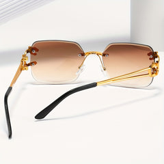 Men's Rimless UV Protection Sunglasses for Party