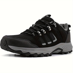 Men's Durable Hiking Boots Non Slip Lace Up Shoes For Outdoor Activities