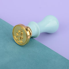 Christmas Tree Wax Seal Stamp for Festive Holiday Greetings