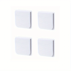 4pcs Shower Curtain Clips Anti Splash Easy Install Stylish Bathroom Decor