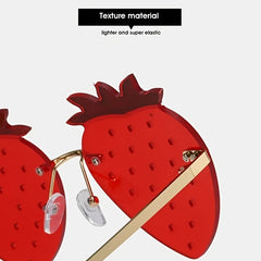 Colorful Strawberry Sunglasses Party Eyewear Accessories For Women