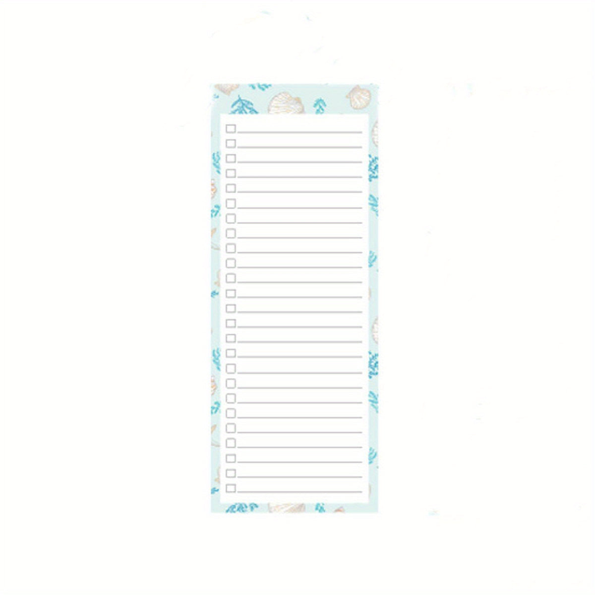 Ocean Theme Magnetic Notepad 60 Sheets To Do List Grocery Shopping Summer Theme