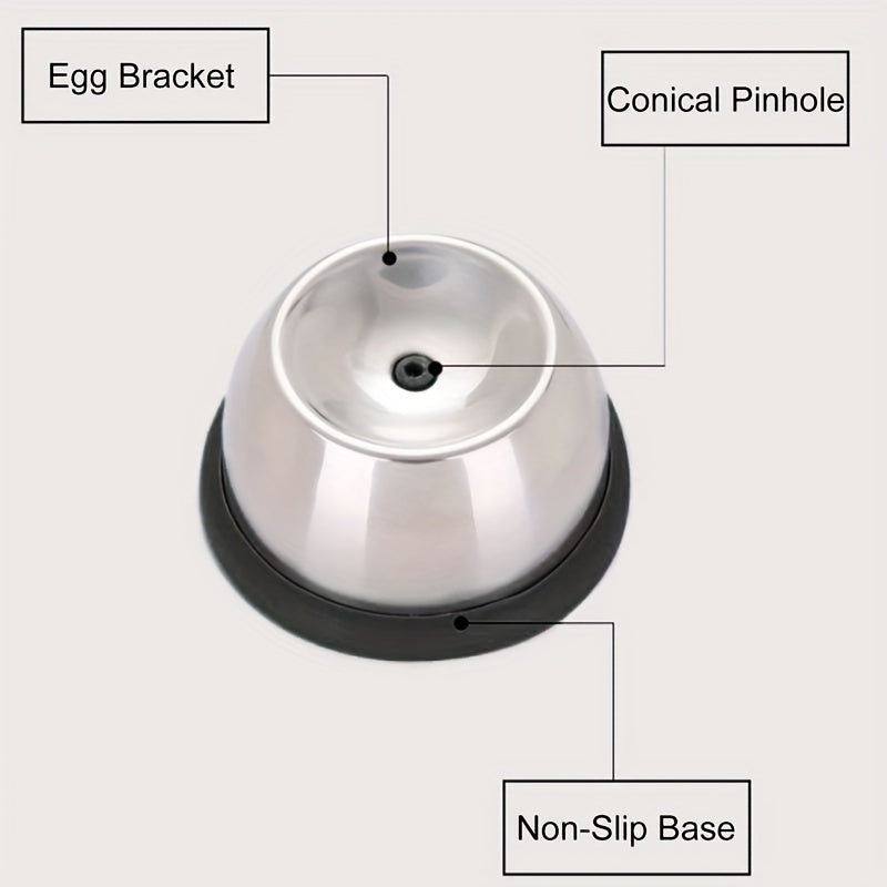 Stainless Steel Egg Needle Manual Boiled Egg Punch Device