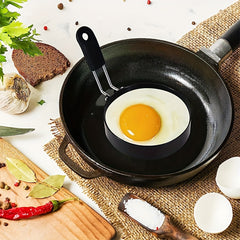 Stainless Steel Nonstick Egg Ring Set - Anti-Scalding Mold for Pancakes Cooking