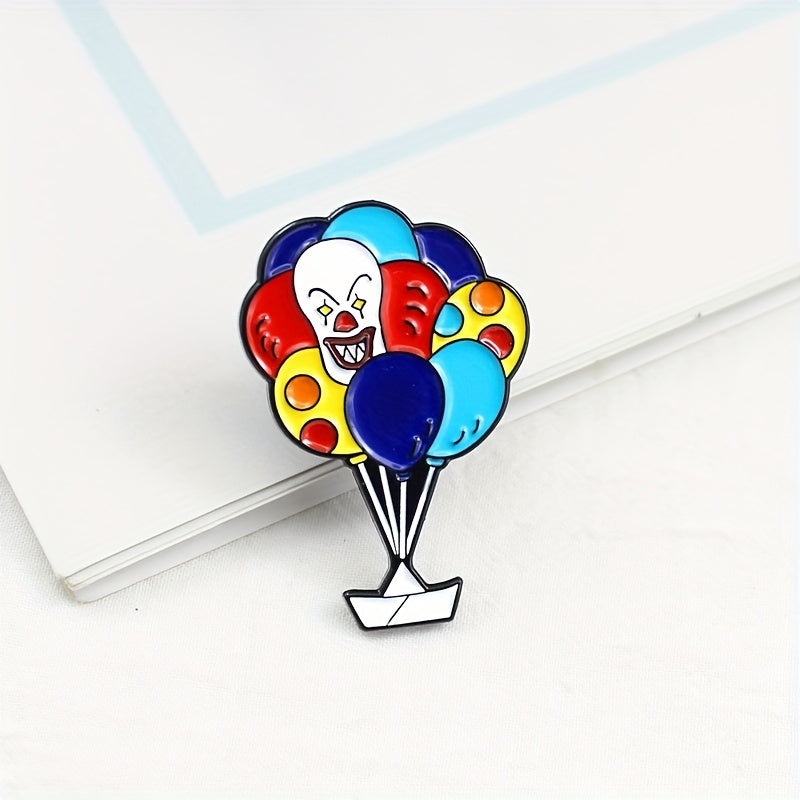 Ghost Balloon Brooch Pin for Backpacks
