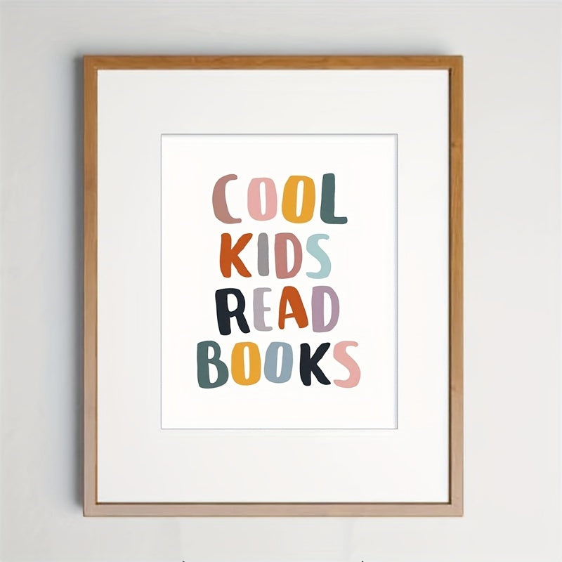 Classroom Students Read Books Wall Decor - Perfect Gift for Book
