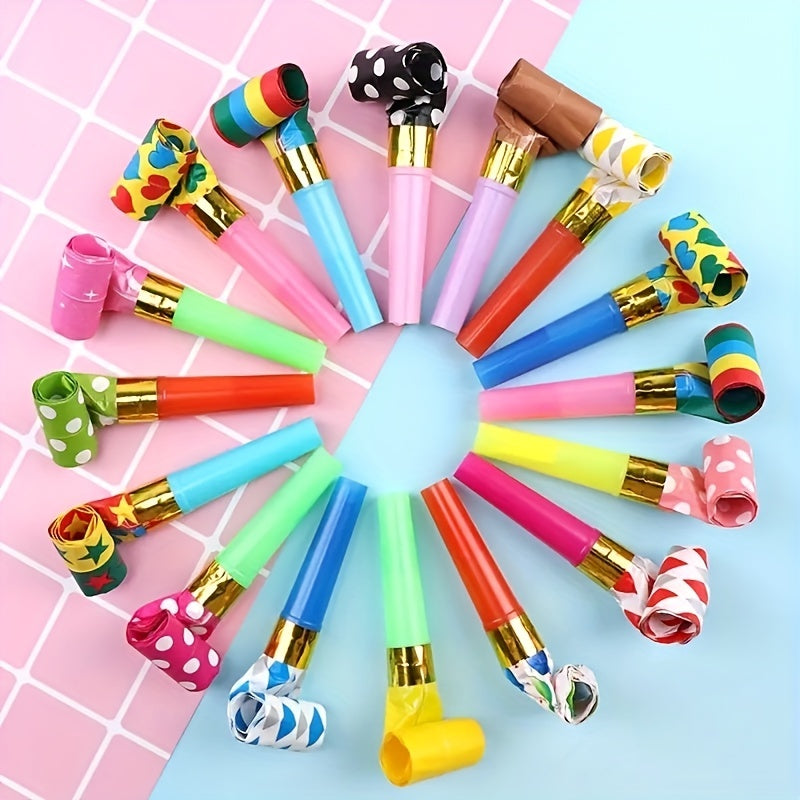 24pcs Party Blowers Fun Noisemakers For Birthday Parties