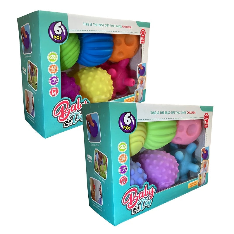 Soft Texture Sensory Ball Set for Youngsters - Safe PVC Material
