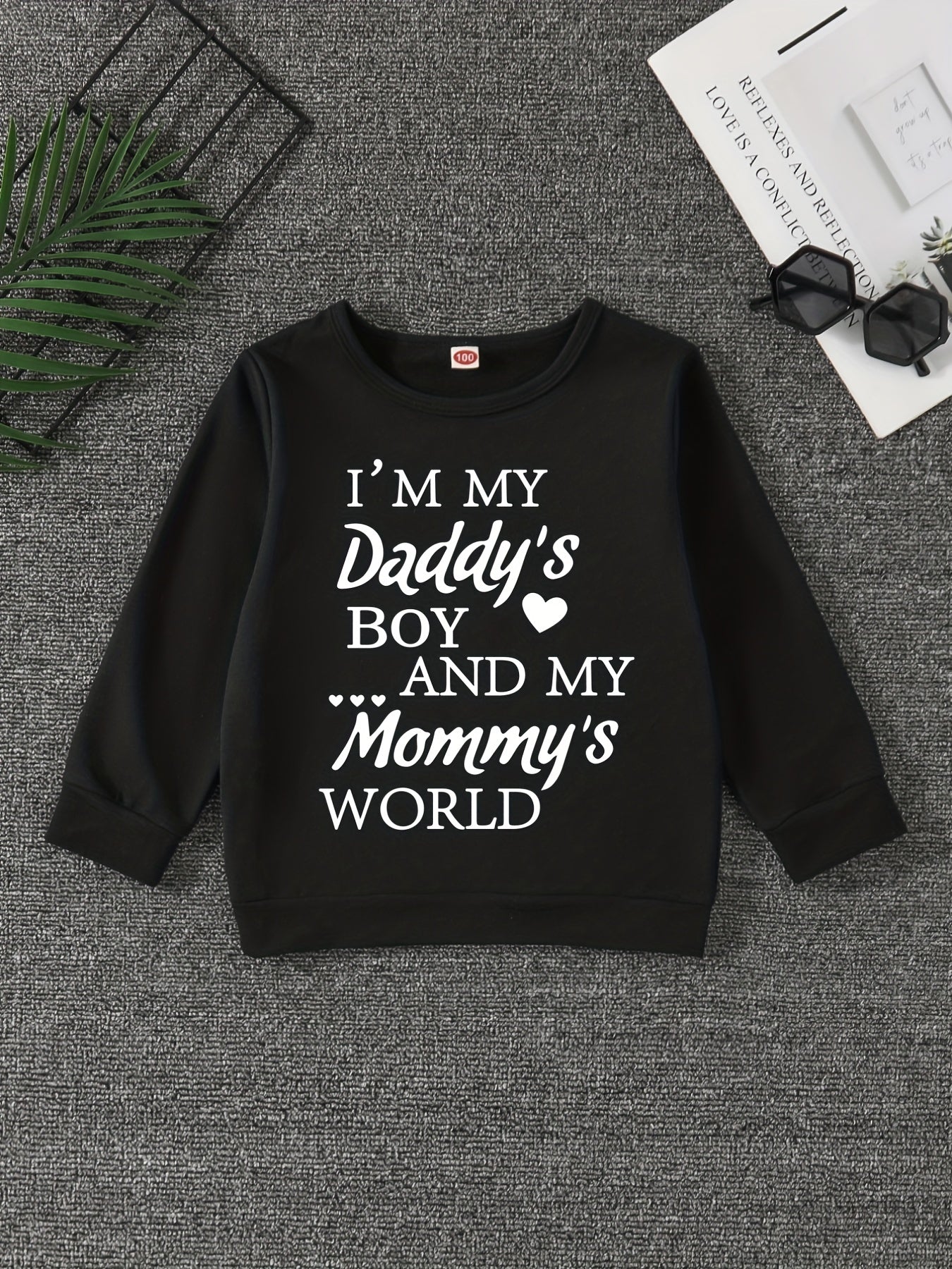 Boy's Daddy's Boy & Mommy's World Sweatshirt