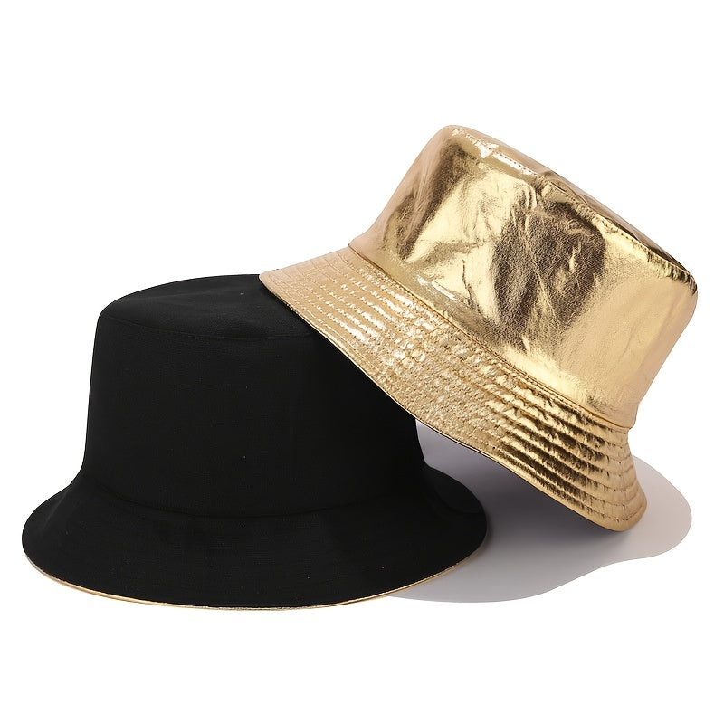 Reversible Punk Basin Hat Outdoor Casual Fisherman Cap