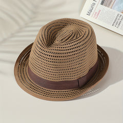 British Summer Men's Sun Hat Sun Protection Casual Top Hat