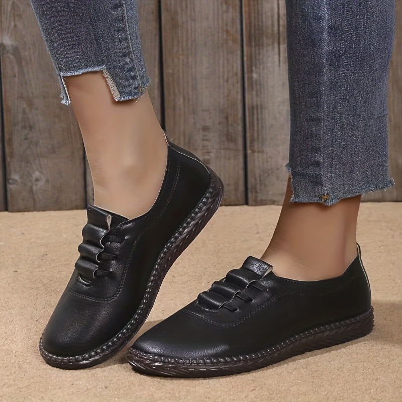Women's Casual Lace Up Oxfords Low Top Shoes