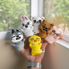 K Pop Themed Plush Dolls Animal Shapes Bear Rabbit Cat