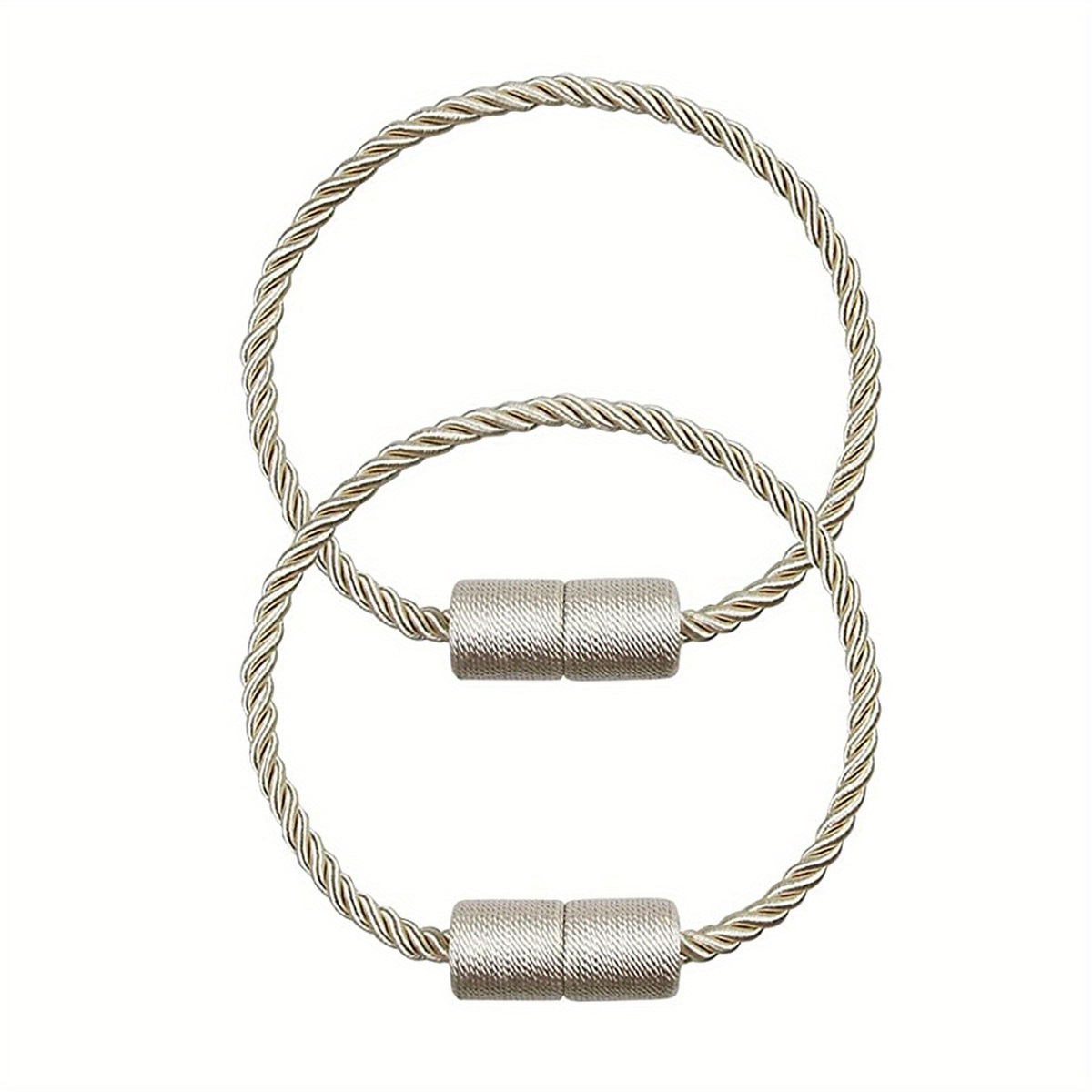 2pcs Magnetic Curtain Tiebacks Modern Rope Tiebacks For Drapes