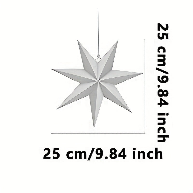 3D Large Paper Star Hanging Light Shade for Christmas Wedding
