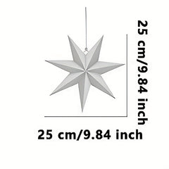 3D Large Paper Star Hanging Light Shade for Christmas Wedding