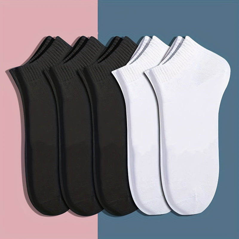 3/6pairs Low Cut Ankle Socks Breathable Comfortable for Men Women