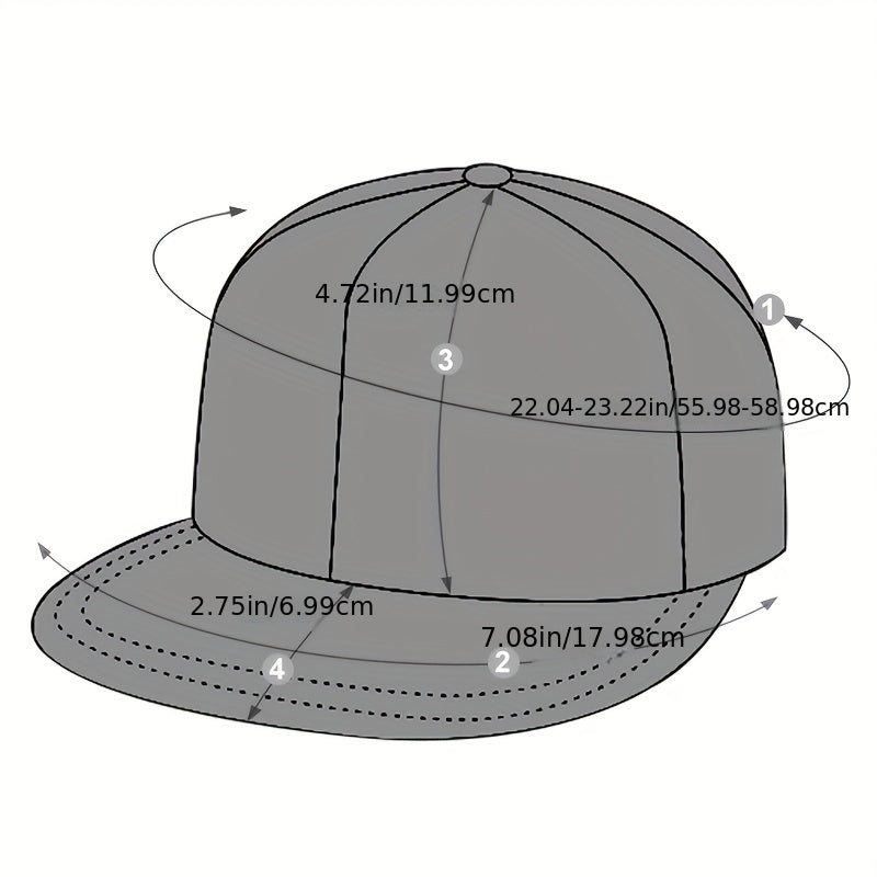 Scissors Print Hat Men's Hip Hop Hat Snapback Golf Hat