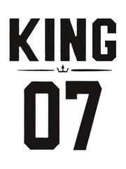 Family Matching Tee Queen King Prince Princess Short Sleeve T Shirts