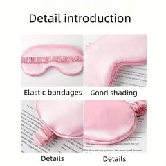 Soft Blackout Eye Mask for Travel Rest Nap Yoga