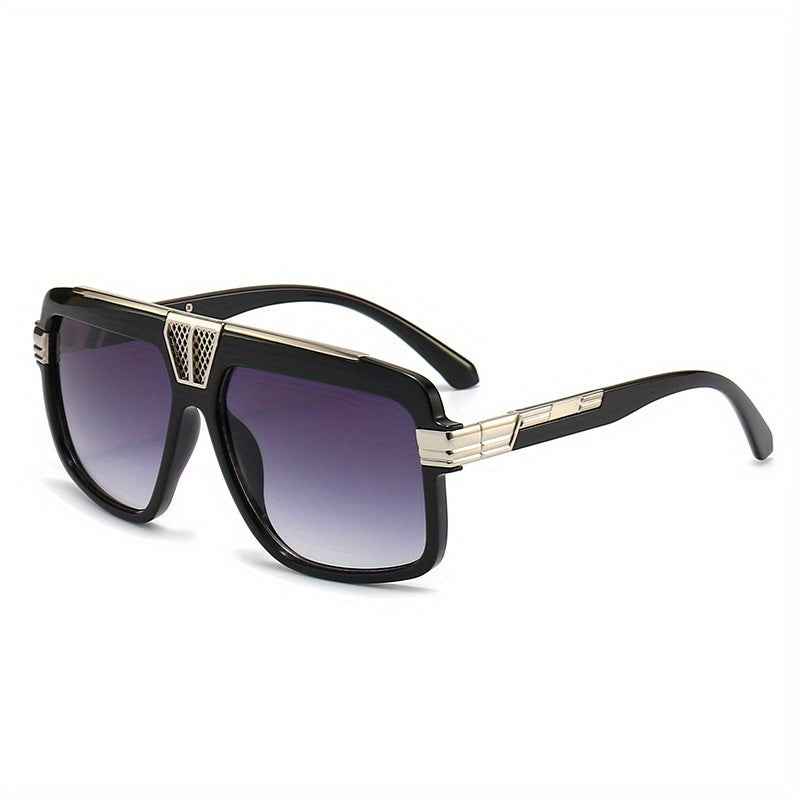 Men's Retro Sunglasses UV Protection Outdoor Beach Holiday Glasses Box