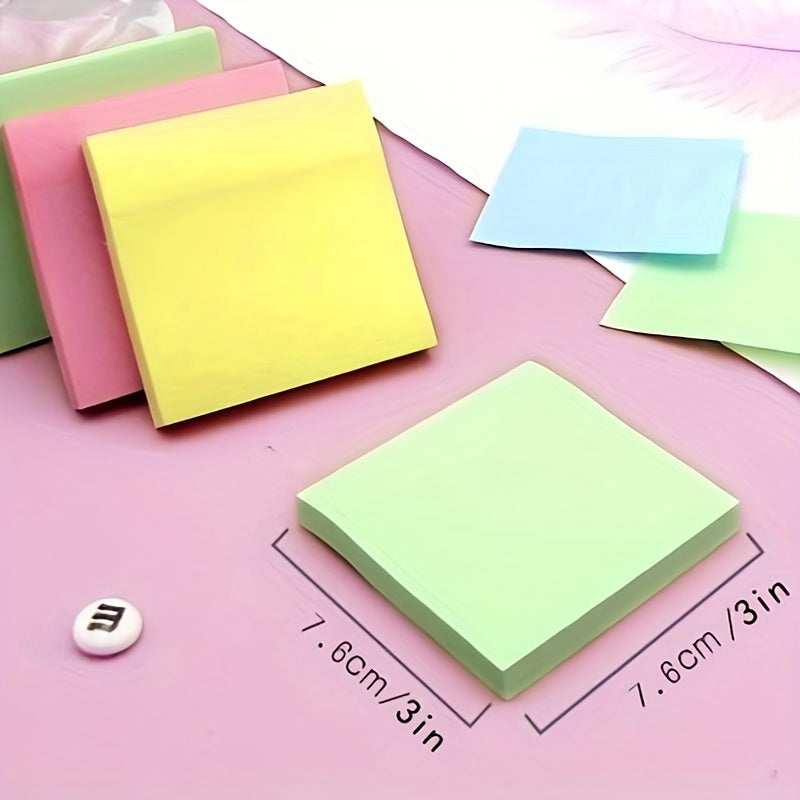 4pcs 400 Sheets Colorful Sticky Notes Torn Off M