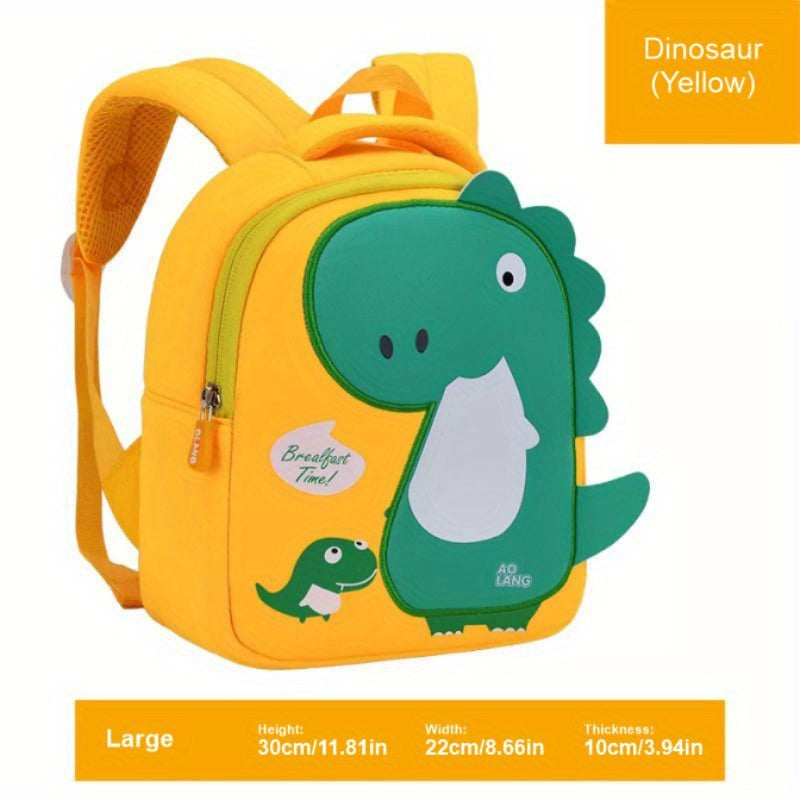 Kids Dinosaur Kindergarten Backpack Lightweight Breathable Boys Girls Travel Bag
