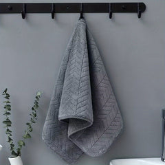 Soft Hand Towel Plain Design Absorbent for Home Bathroom
