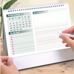 20x20 Years Fresh Fancy Style English Desk Calendar with National Holiday Markin