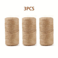 50 Meters Hemp Rope Hand-woven Diy Thin Rope Jute Retro Decorations Bundle Rope