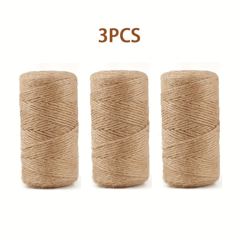 3pcs 12mm 50m Party Decoration Hemp Rope DIY Handicraft Special Hemp Rope