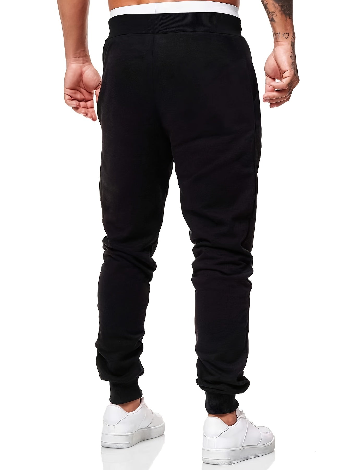 Duck Print Men's Drawstring Sweatpants Loose Casual Jogger Pants