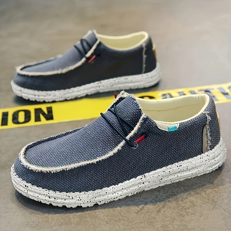  Men's Canvas Loafers Breathable Non Slip Sneakers