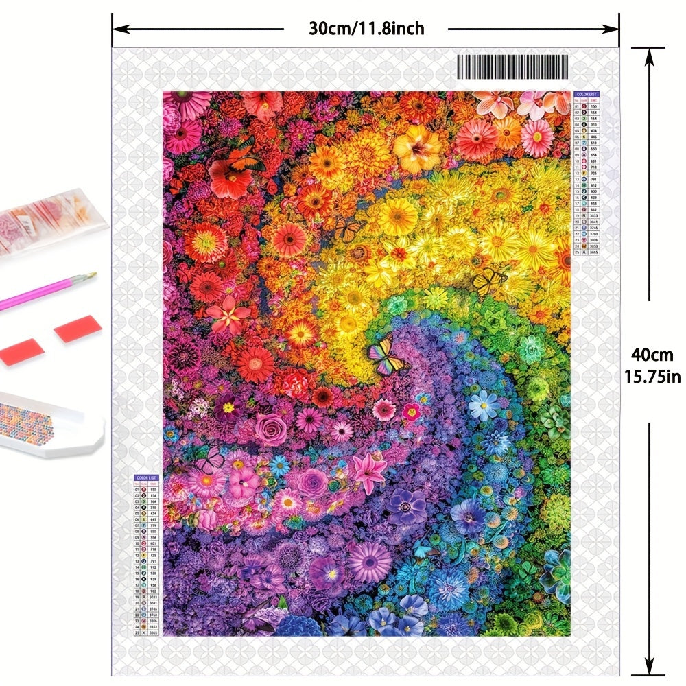 Abstract Flower Full Diamond Painting Kit