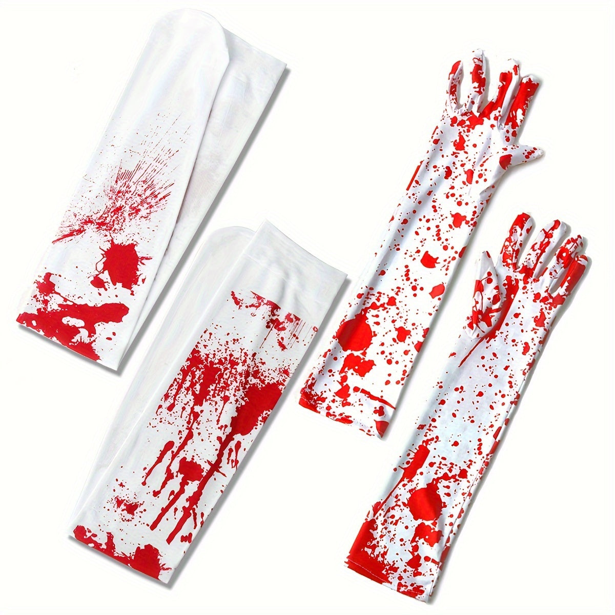 Halloween Horror Blood Gloves and Socks Set