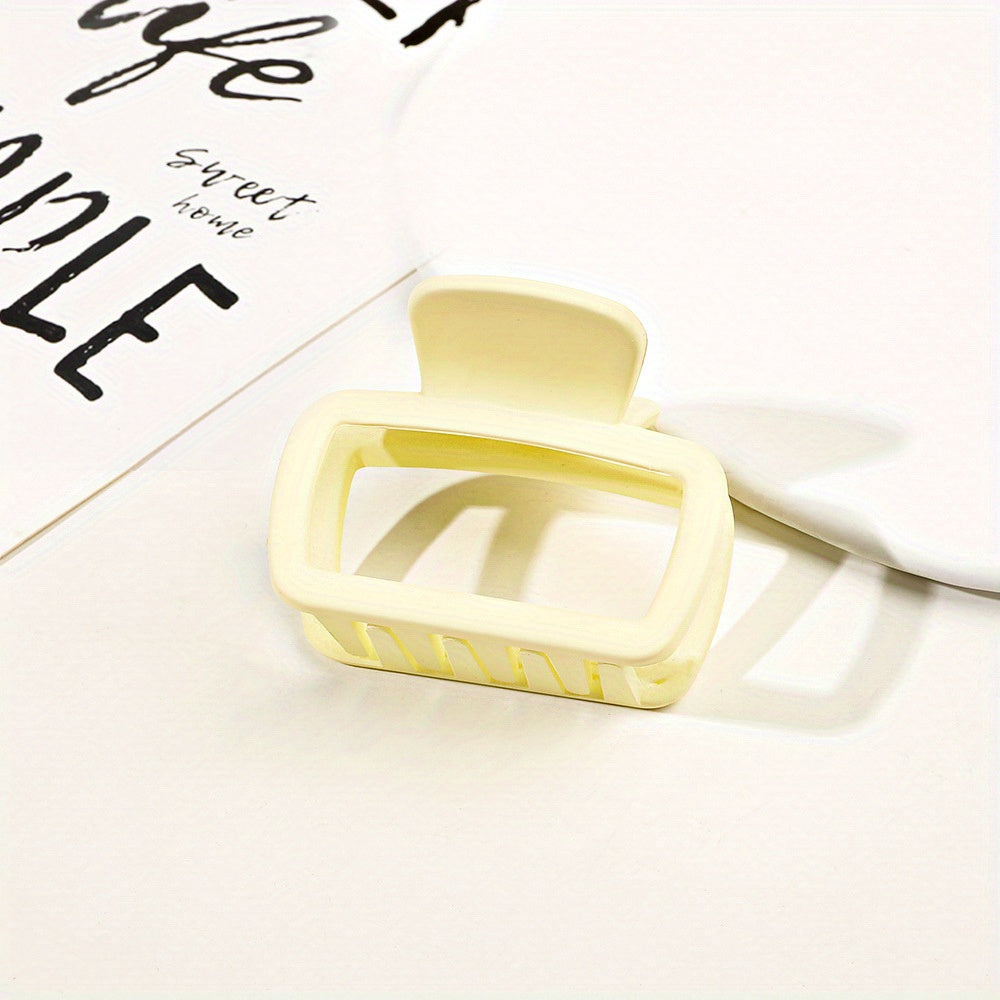 Small Candy Hair Claw Hollow Style Hair Claw Women Girls Shark Claw