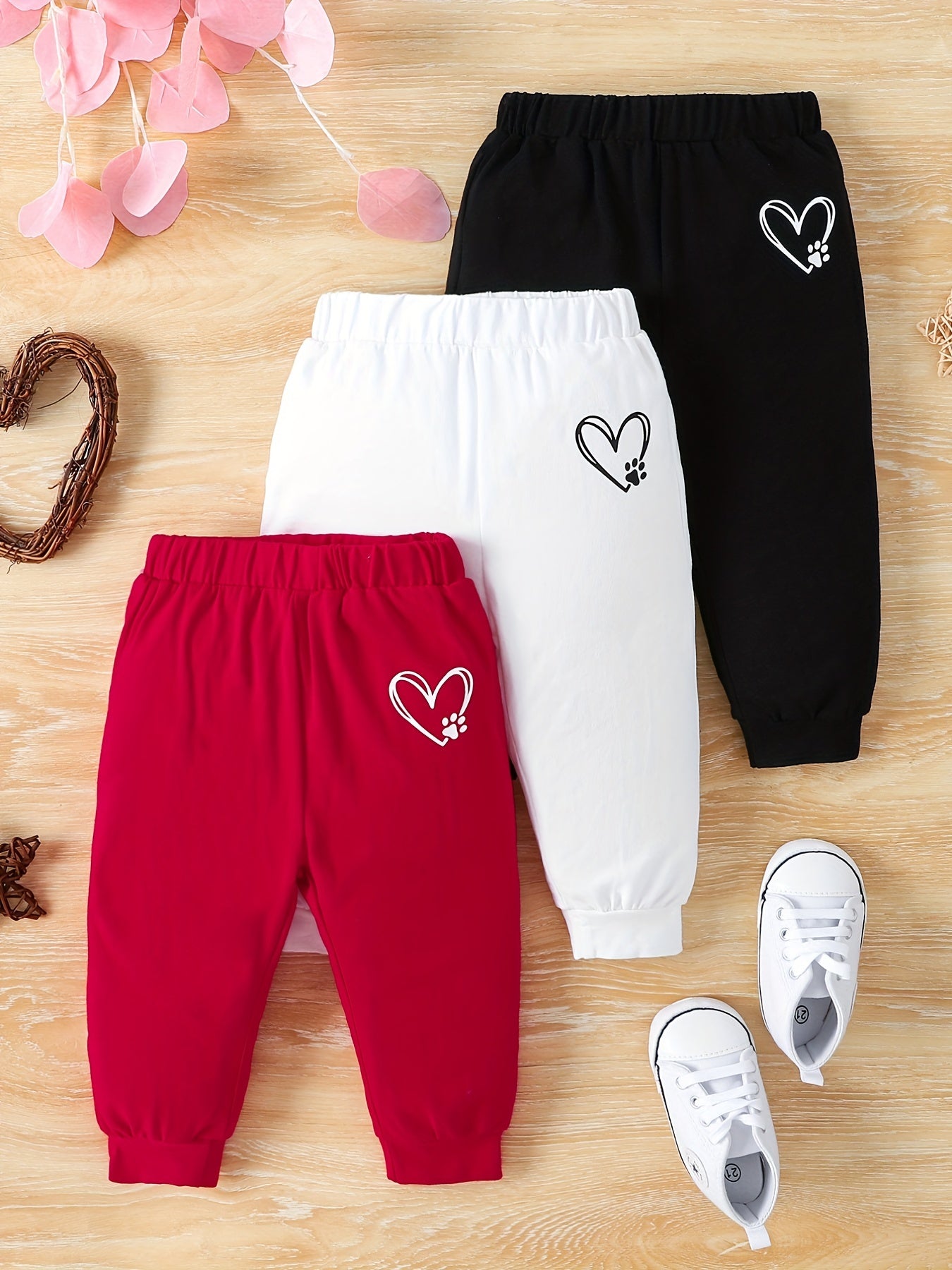 Baby Boys LA CA Sweatpants Casual Soft Cotton Trousers