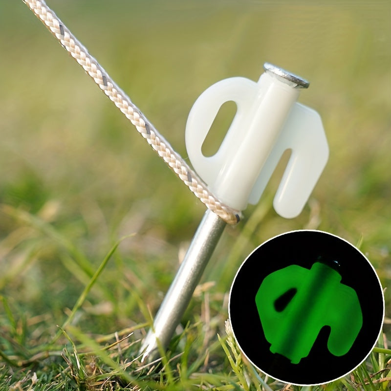 Fluorescent Tent Stakes Durable Ground Nails for Camping
