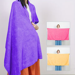 Microfiber Absorbent Bath Towel Quick Dry Soft 139 98 69 98 Cm