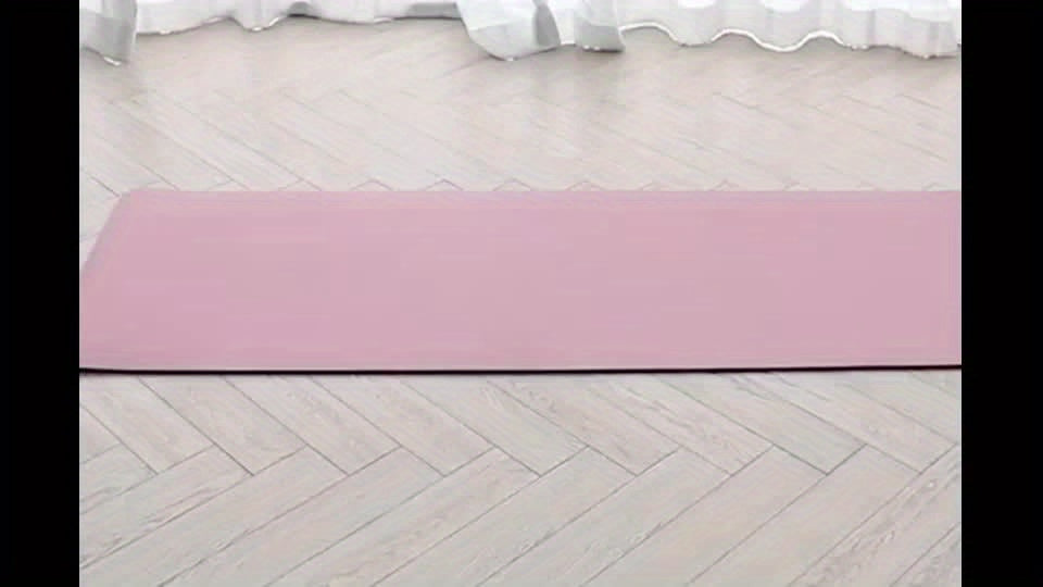 TPE Solid Yoga Mat Double Colors Non slip Fitness Mat