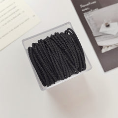 50pcs Hair Tie Elastic Hair Rope Female Hair Band Elastic Hair Ties