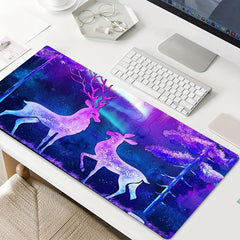 Starry Sky & Little Deer Mouse Pad - Office & Holiday