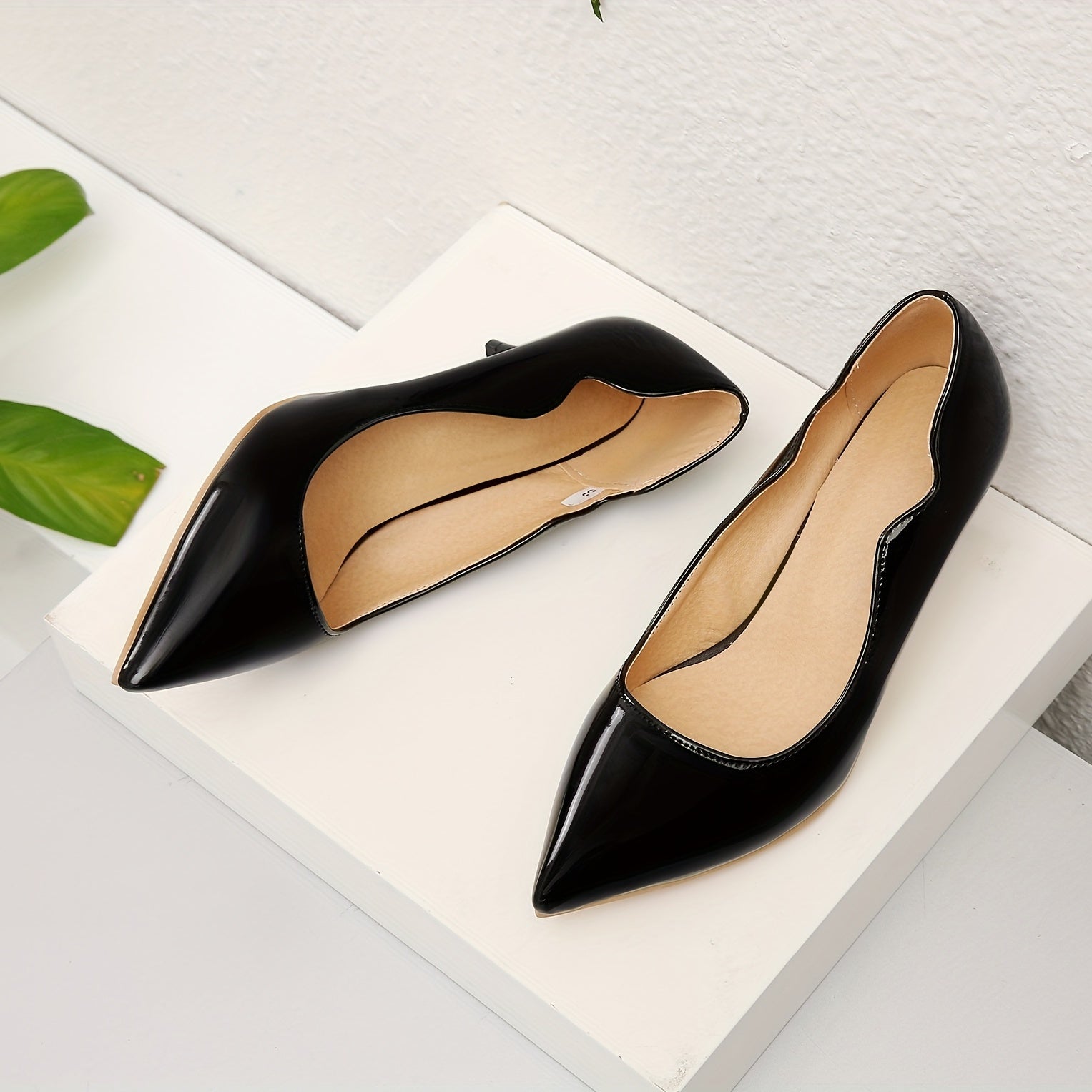 Women's Stiletto Heels Pointed Toe Slip On Shoes