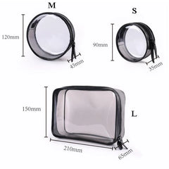 Clear PVC Makeup Bag Beauty Case Zipper Pouch