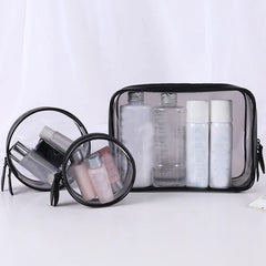 Clear PVC Makeup Bag Beauty Case Zipper Pouch
