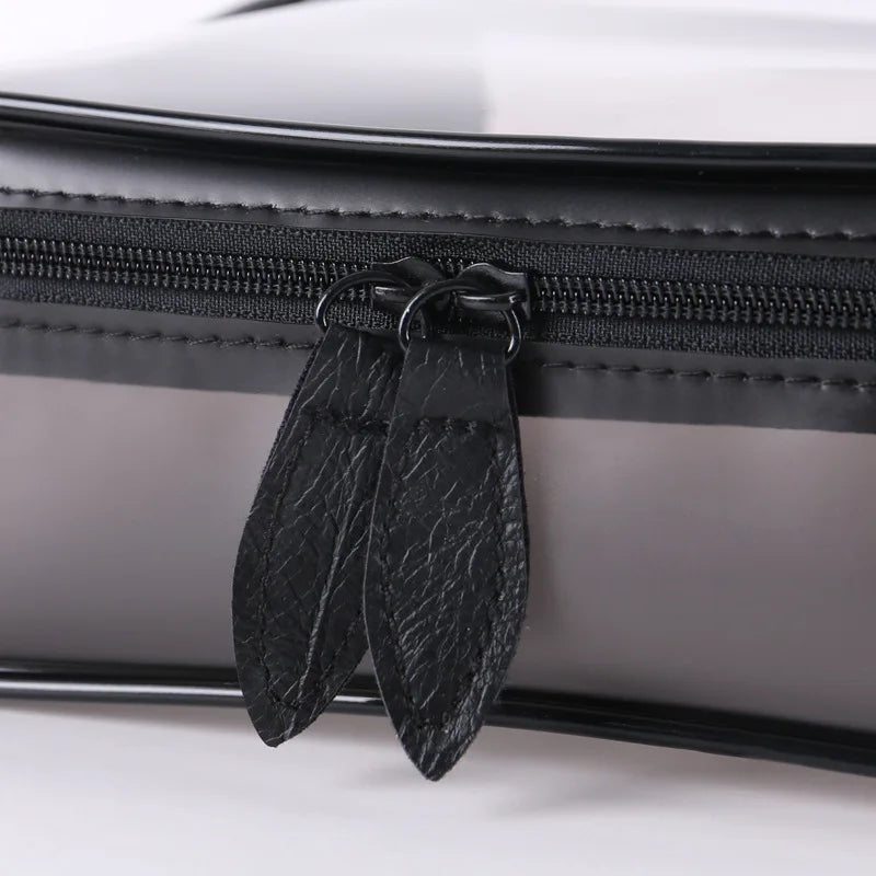 Clear PVC Makeup Bag Beauty Case Zipper Pouch