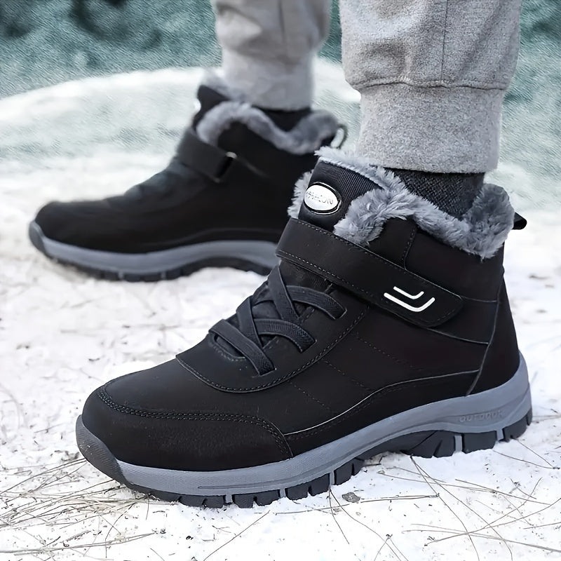 Thermal Non Slip Tactical Hiking Shoes Fastener Ankle Boots