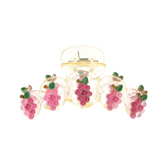 Fruit Pattern Large Hair Claw Acrylic Hair Accessories